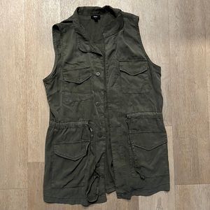Massimo Long Green Vest